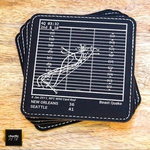 NEW Seattle Seahawks Greatest Plays Coasters